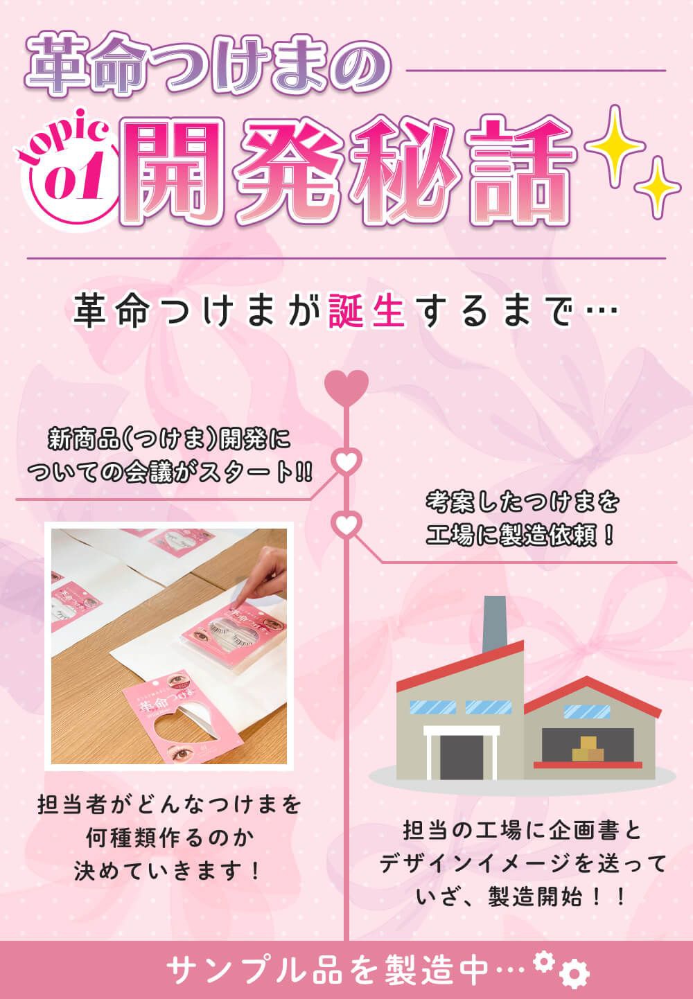 革命つけま開発秘話