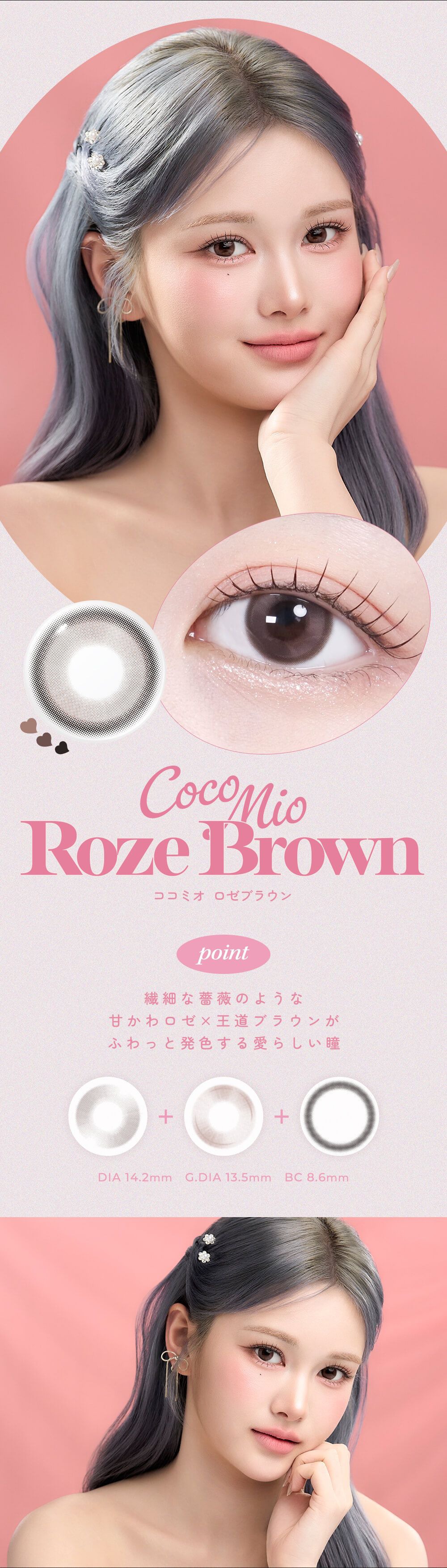 ココミオロゼブラウン