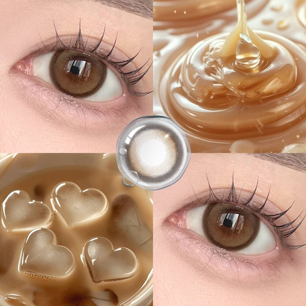 【お試し】アイクローゼット シリコーン ハイドロゲル／シリコン（eye closet SILICONE HYDROGEL） ペアモカ