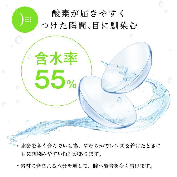 エルコンワンデー55/BC8.7（L-CON1DAY 55） クリア