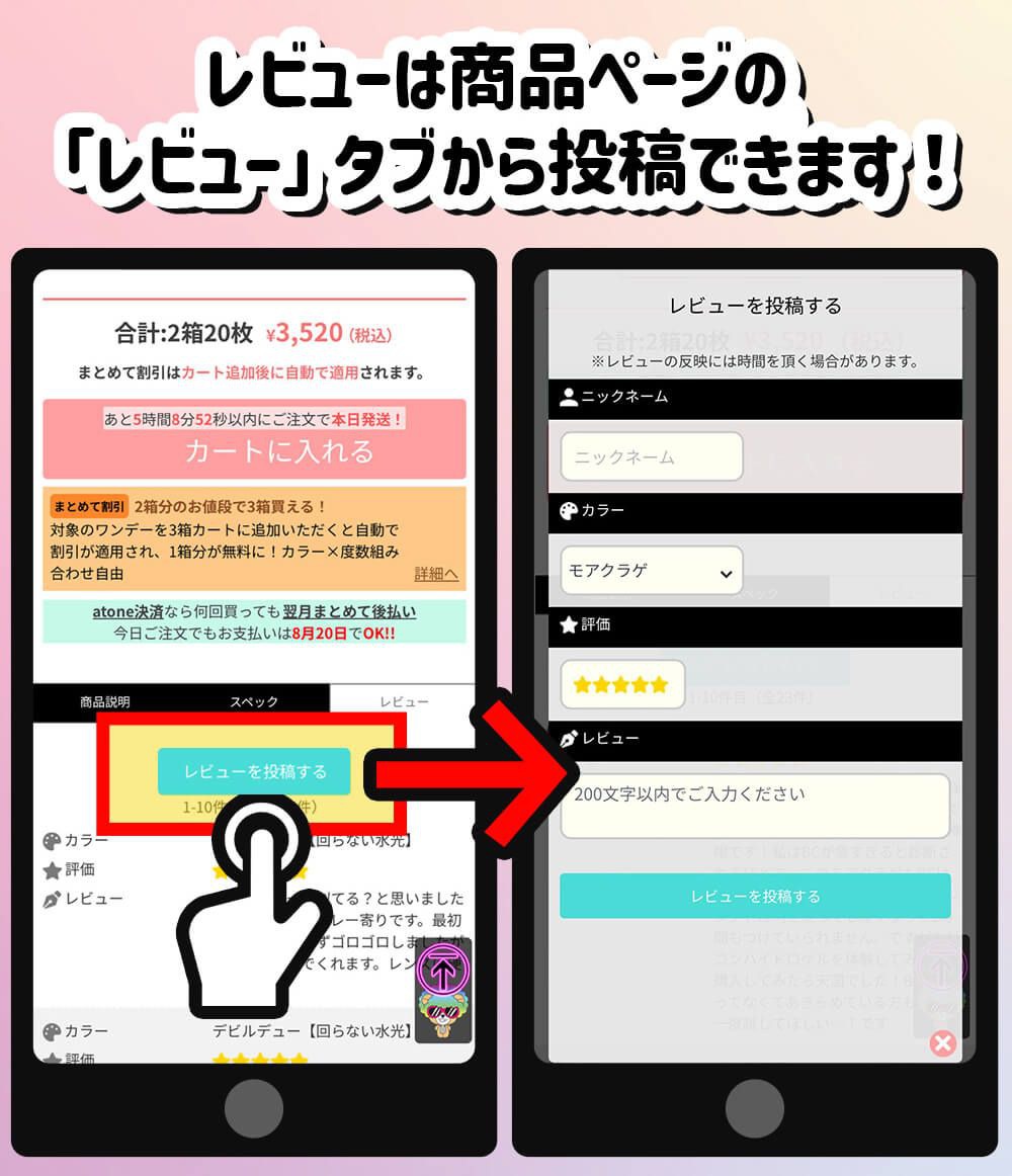 レビュー箇所説明