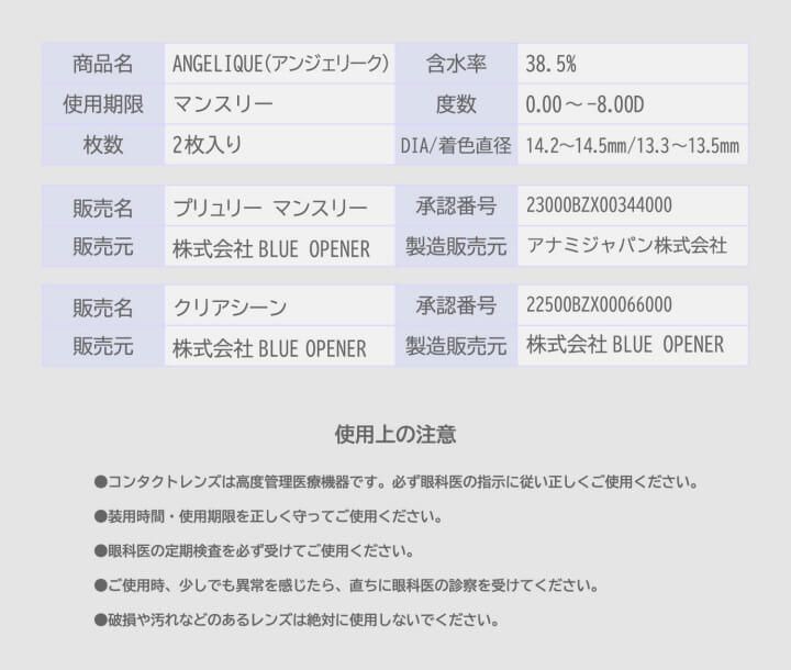 レンズスペック