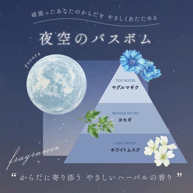 rainymell おやすみのバスボム（2個入り） ー