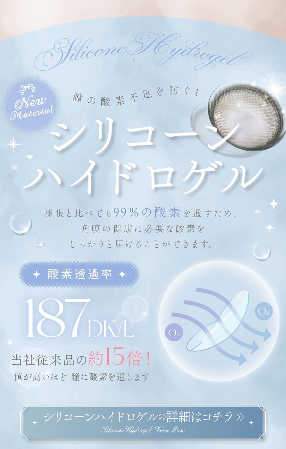 シリコーンハイドロゲル