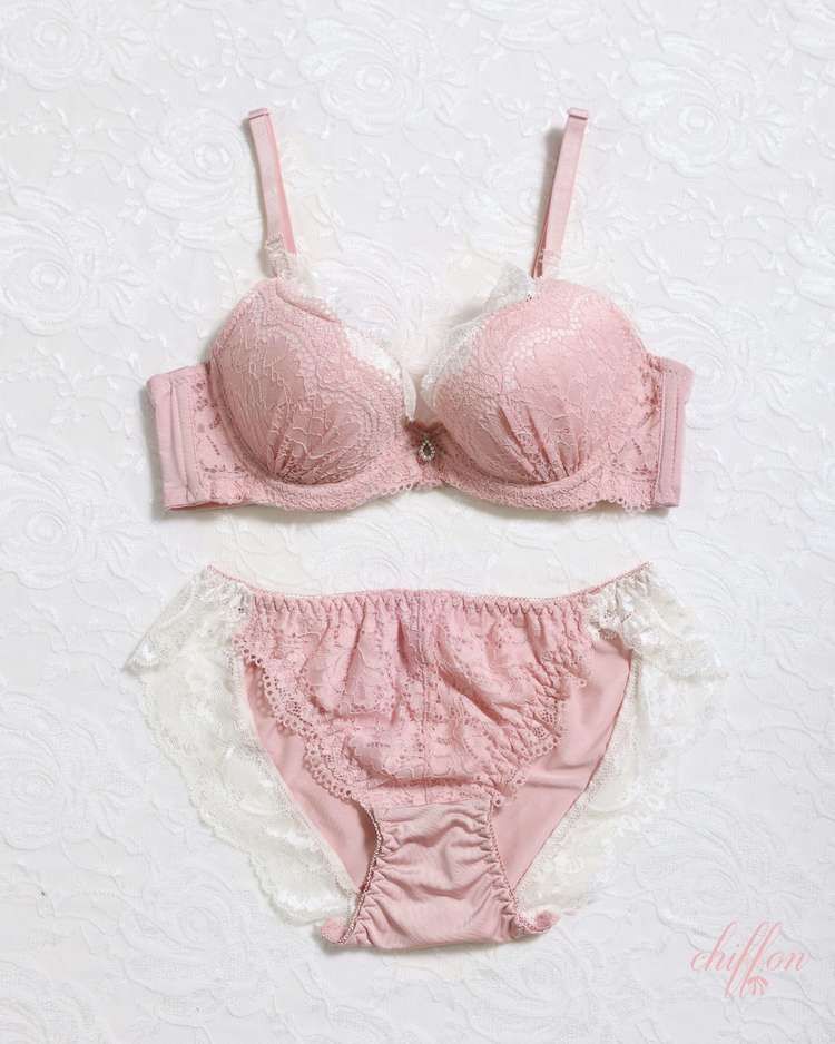 【ナチュラル×あざとい】彼ウケ鉄板脇高ブラセット ピンク