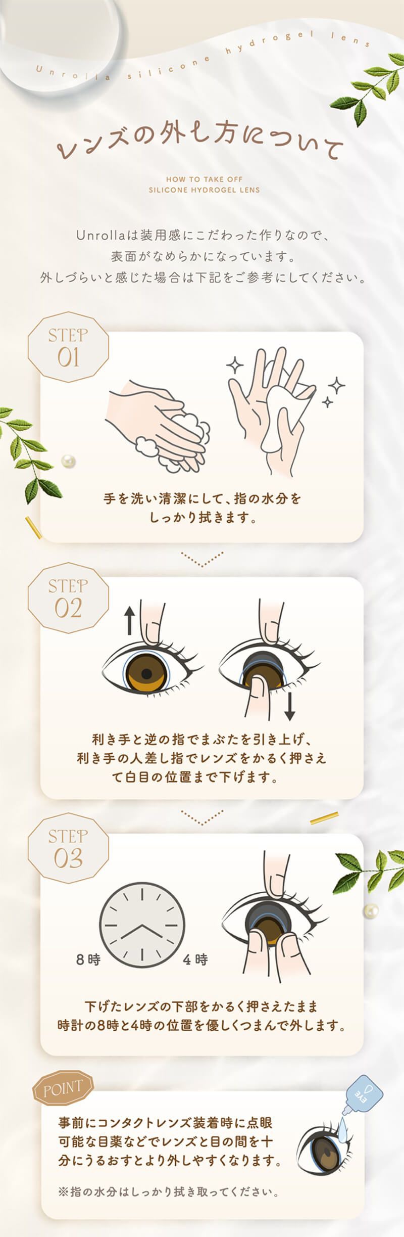 レンズの外し方について