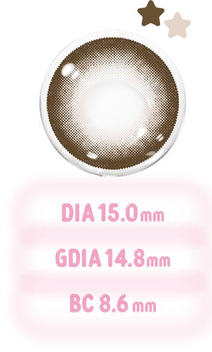 ベリッシュドール（Beriche Doll）｜度あり・度なしカラコン ワンデー｜15.0mm/14.8mm｜AISA