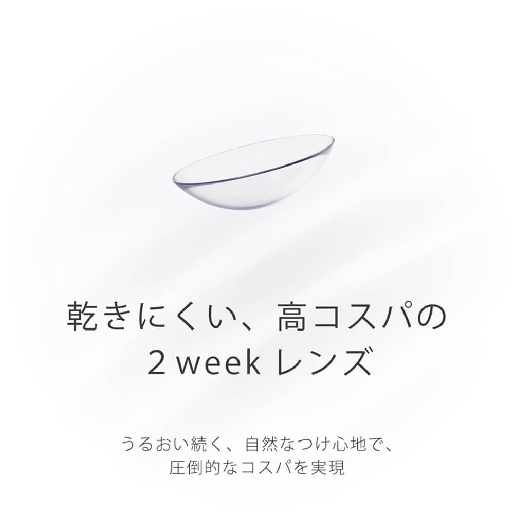 エアレンズ 2ウィーク モイスチャーUV コンフォータブル（airlens 2week moisture UV comfortable） クリア