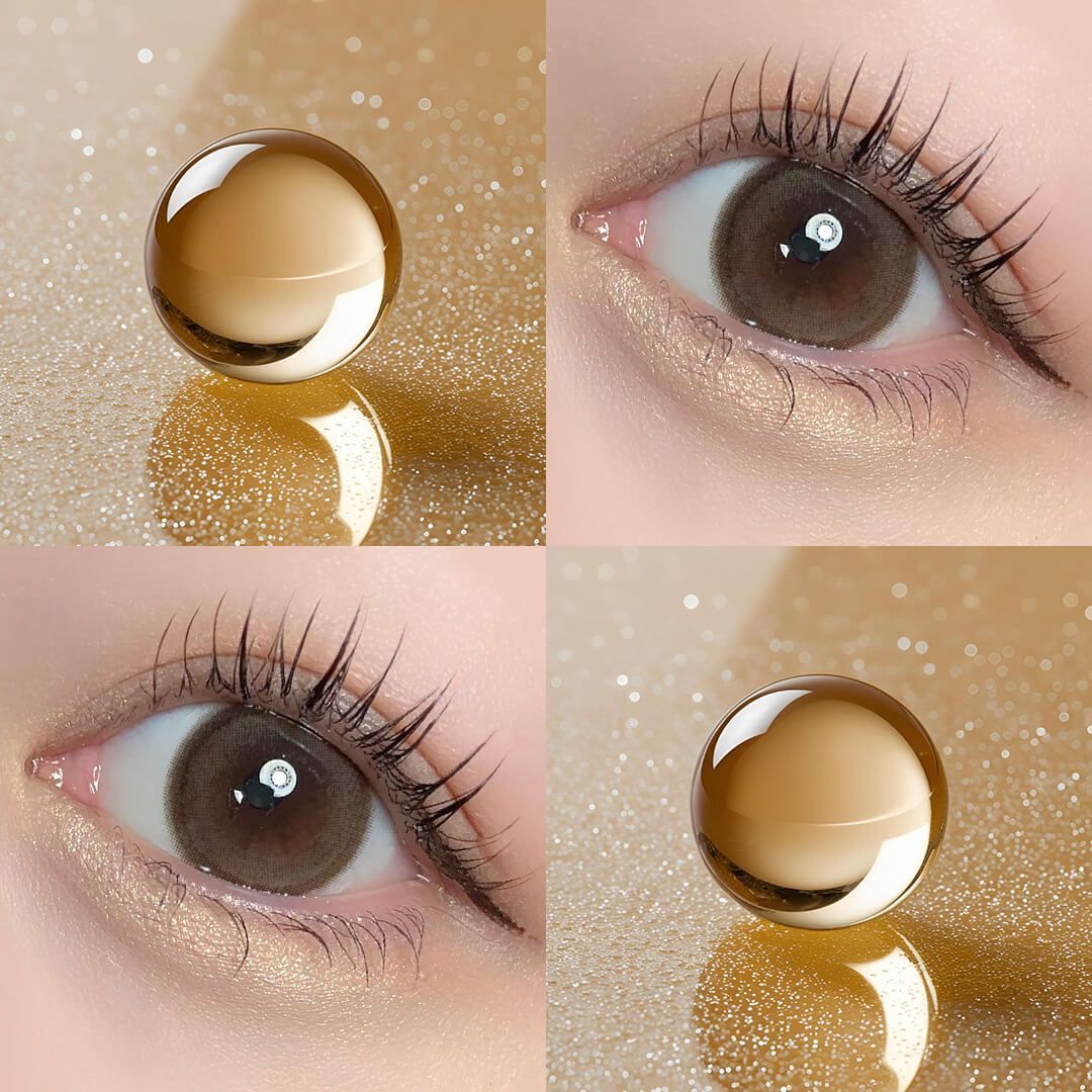 【お試し】バブリス シリコーン ハイドロゲル／シリコン（Babris silicone hydrogel） アメリーブラウン