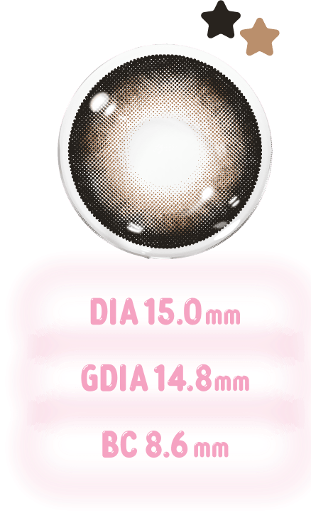 ベリッシュドール（Beriche Doll）｜度あり・度なしカラコン ワンデー｜15.0mm/14.8mm｜AISA