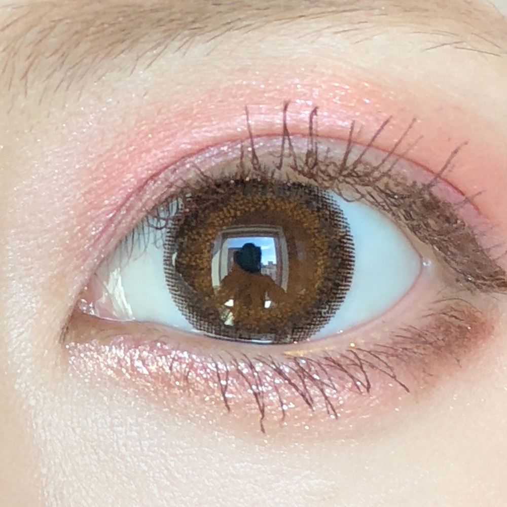 ネオサイト 2ウィーク シエルUV（Neo Sight 2week Ciel UV） シエルブラウン 着用イメージ