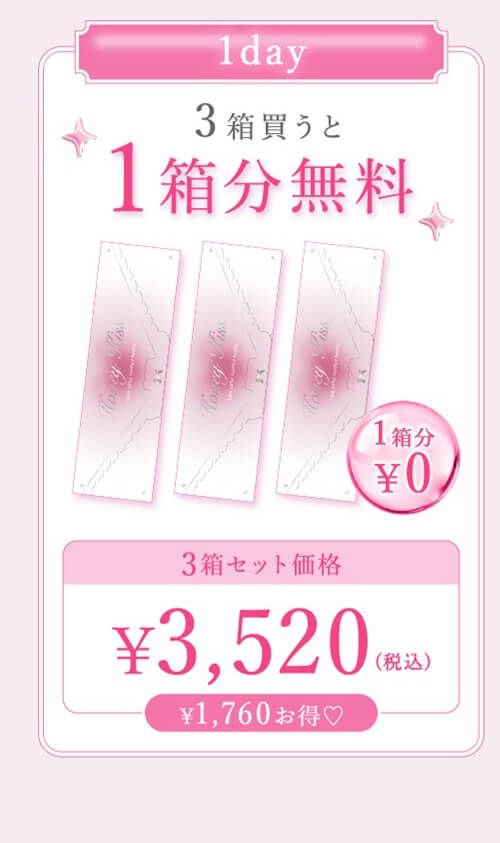 ワンデーカラコンのまとめ買いキャンペーン