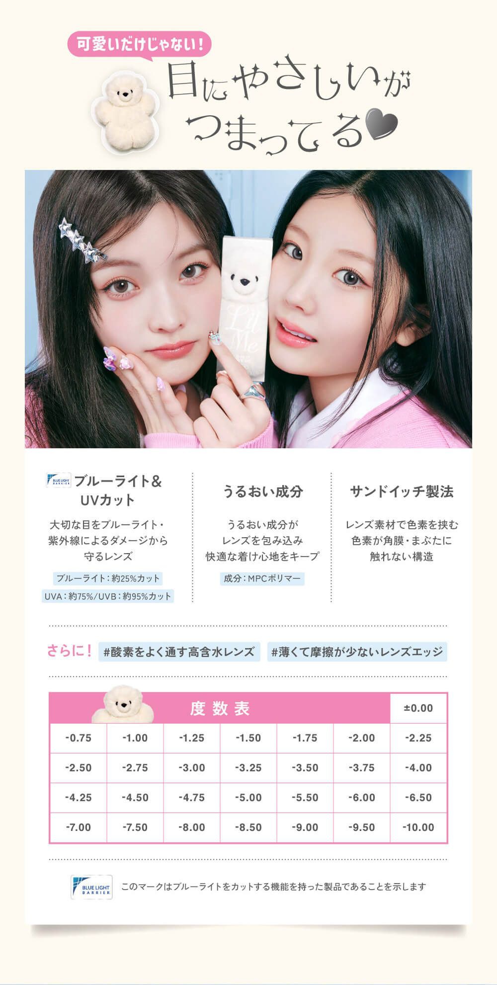 目にやさしいがつまってる