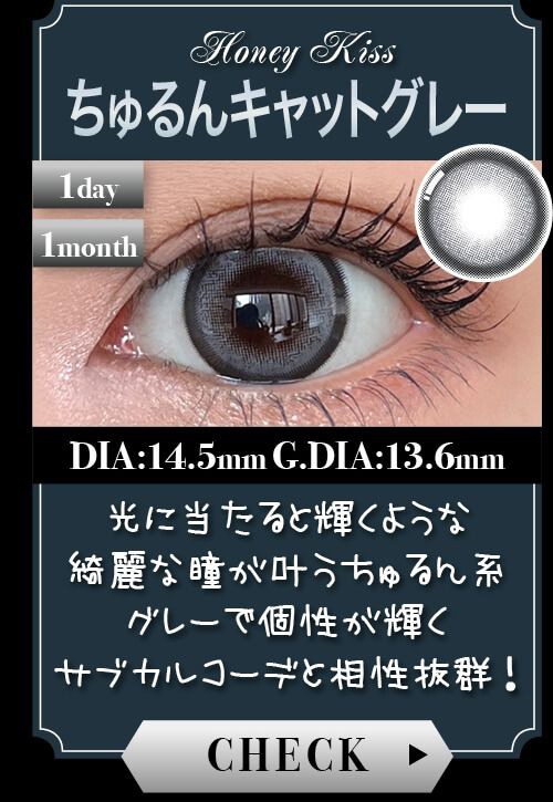 ちゅるんキャットグレー