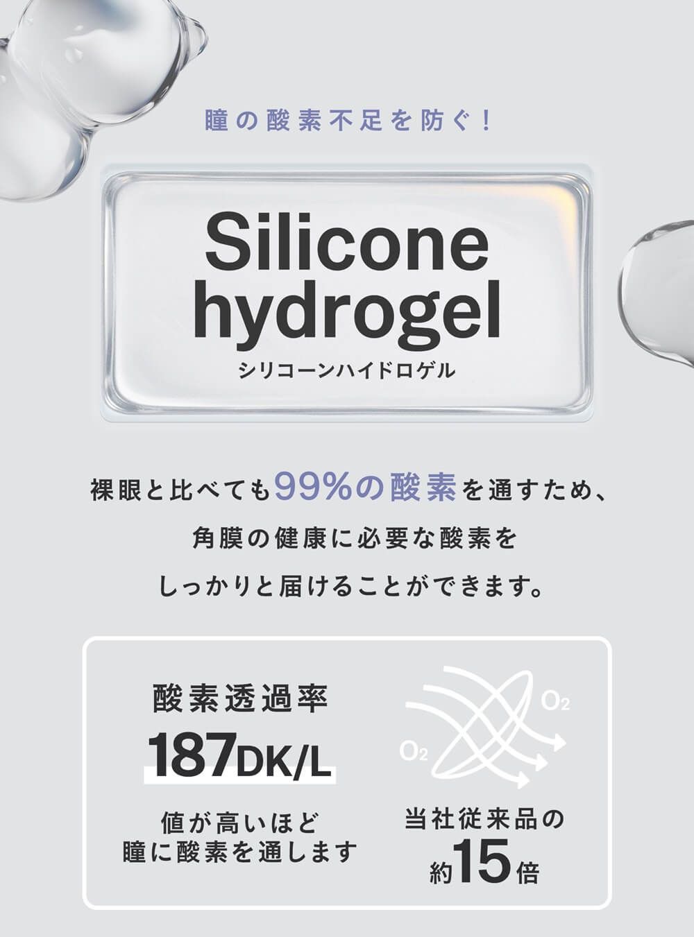 シリコーンハイドロゲル