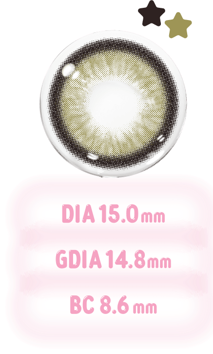 ベリッシュドール（Beriche Doll）｜度あり・度なしカラコン ワンデー｜15.0mm/14.8mm｜AISA