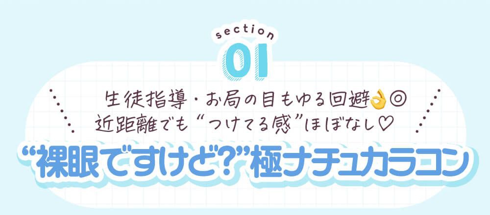 極ナチュカラコン