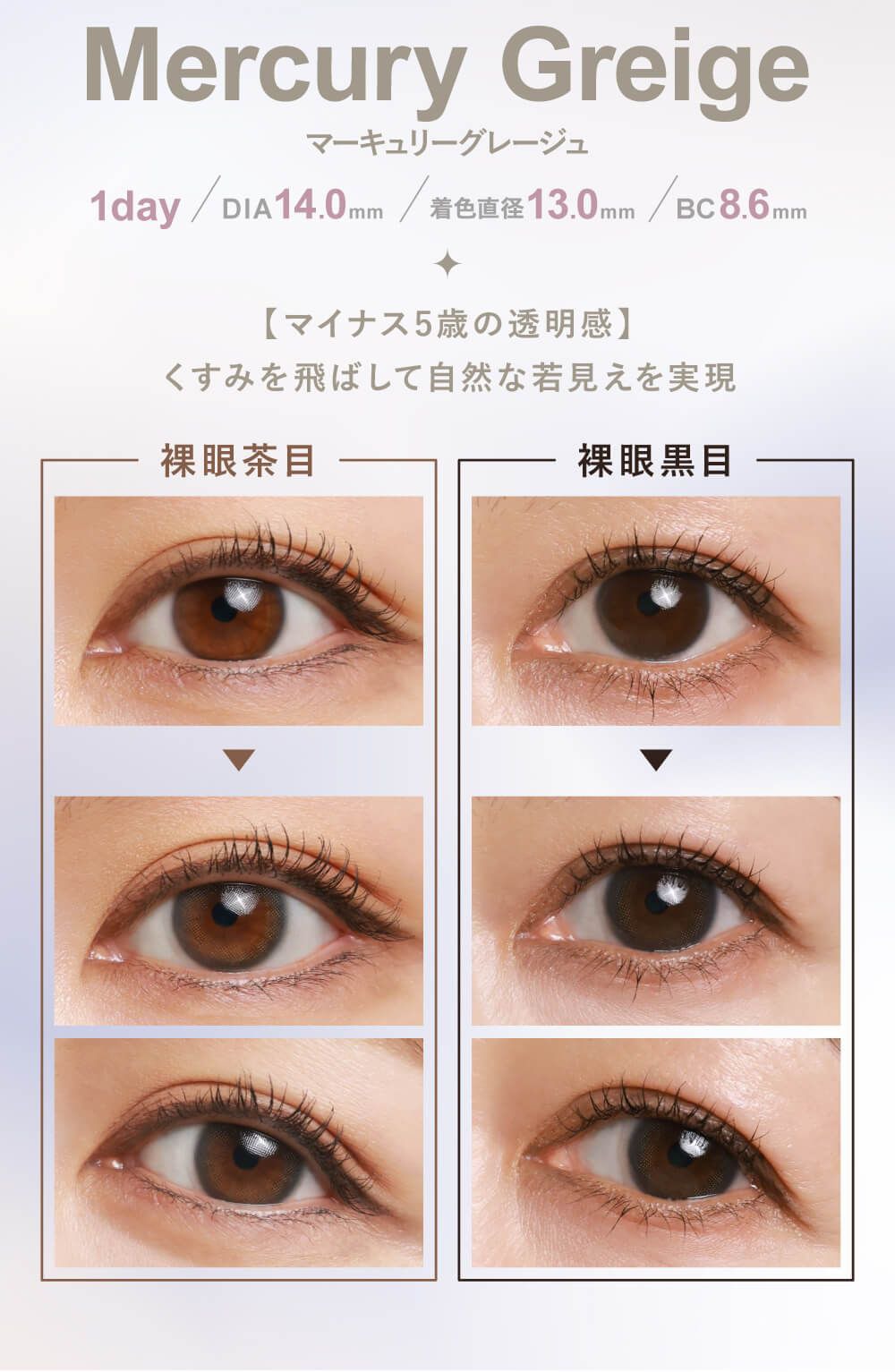 マーキュリーグレージュ