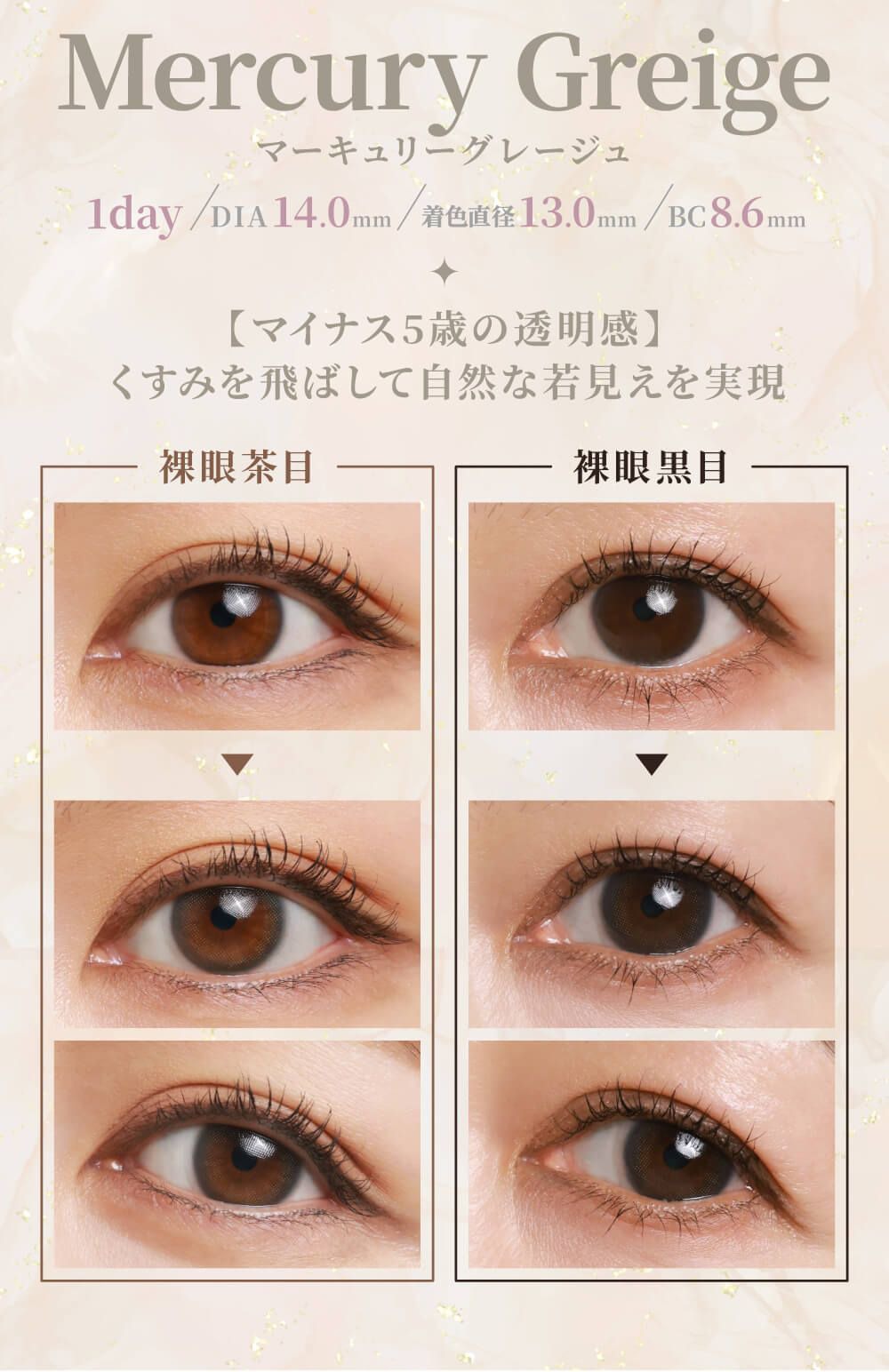 マーキュリーグレージュ