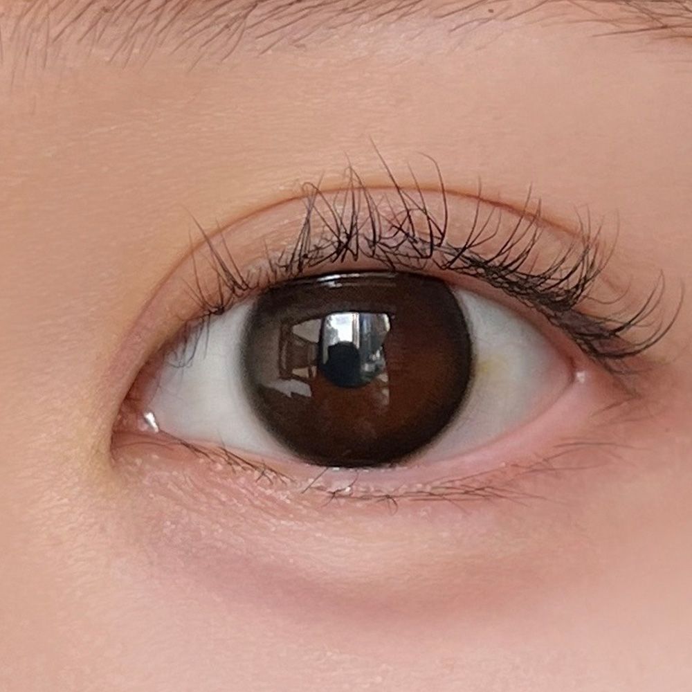 【お試し】ワンデー リフレア エーアイ シリコーン ハイドロゲル／シリコン（1day refrear a-eye silicone hydrogel） ドリップブラック 着用イメージ