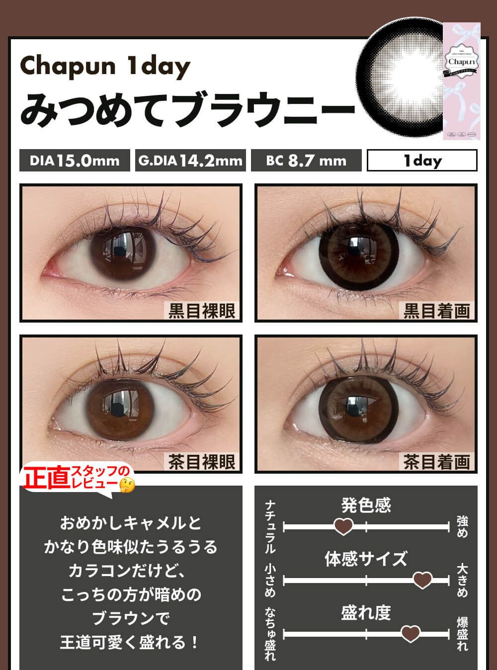 みつめてブラウニー