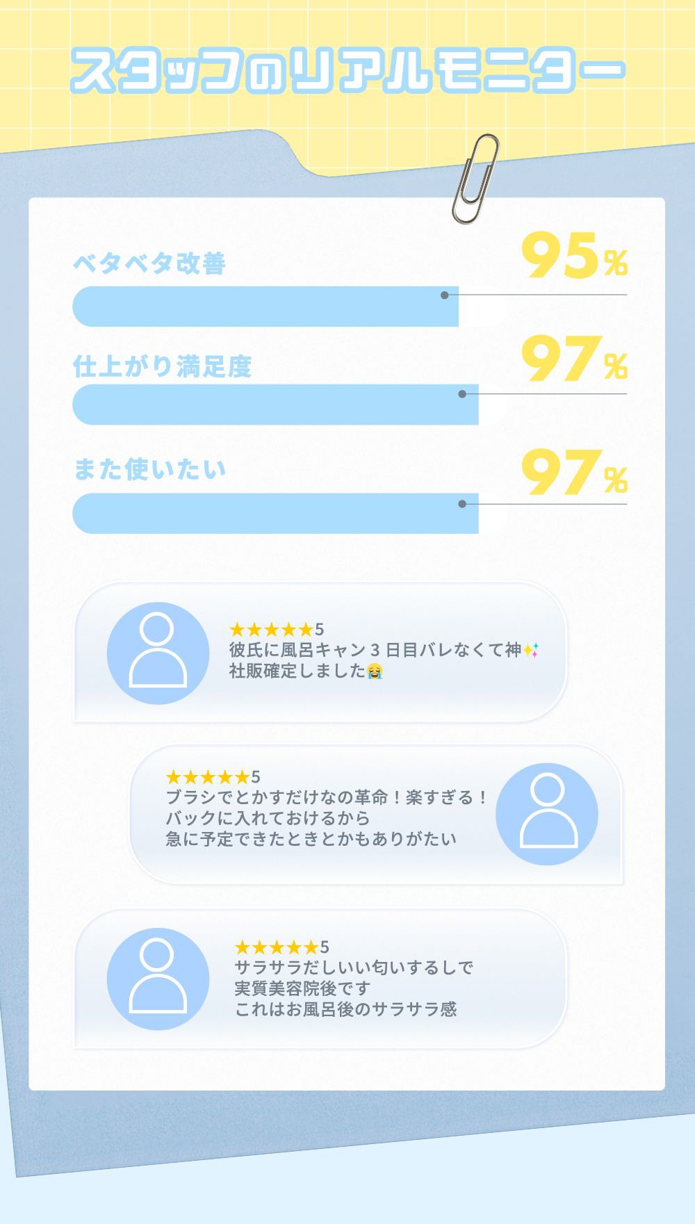 前髪リセットブラシ
