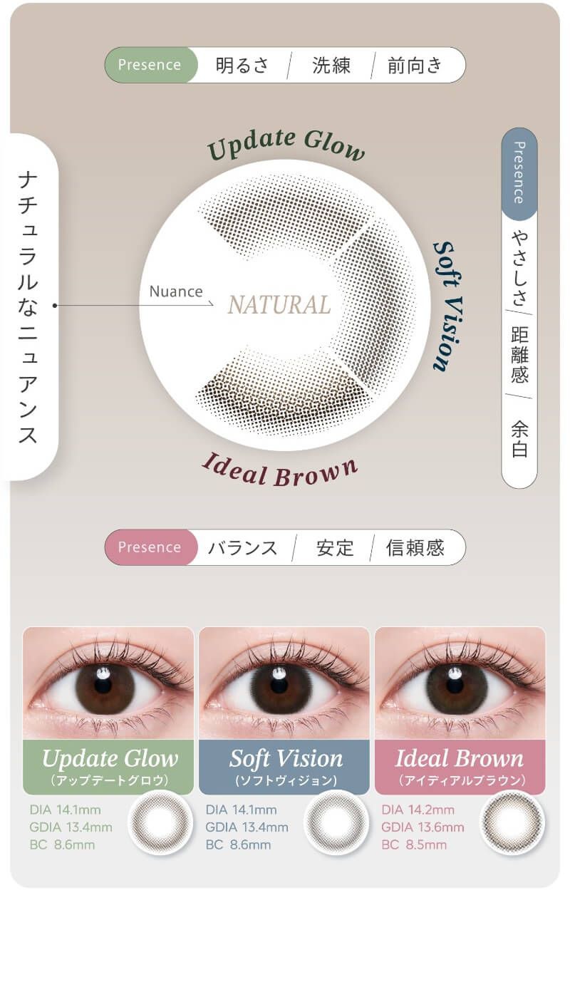 ナチュラルなニュアンス