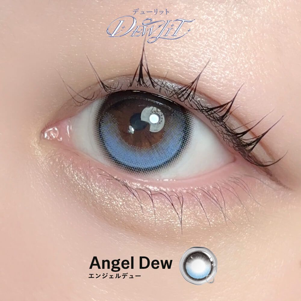 【乱視用】デューリット シリコーン ハイドロゲル／シリコン（Dewlit silicone hydrogel） エンジェルデュー【回らない水光／乱視度数：-1.25D】