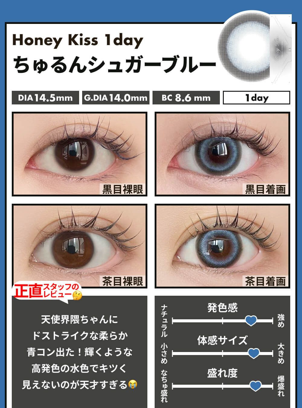 ちゅるんシュガーブルー