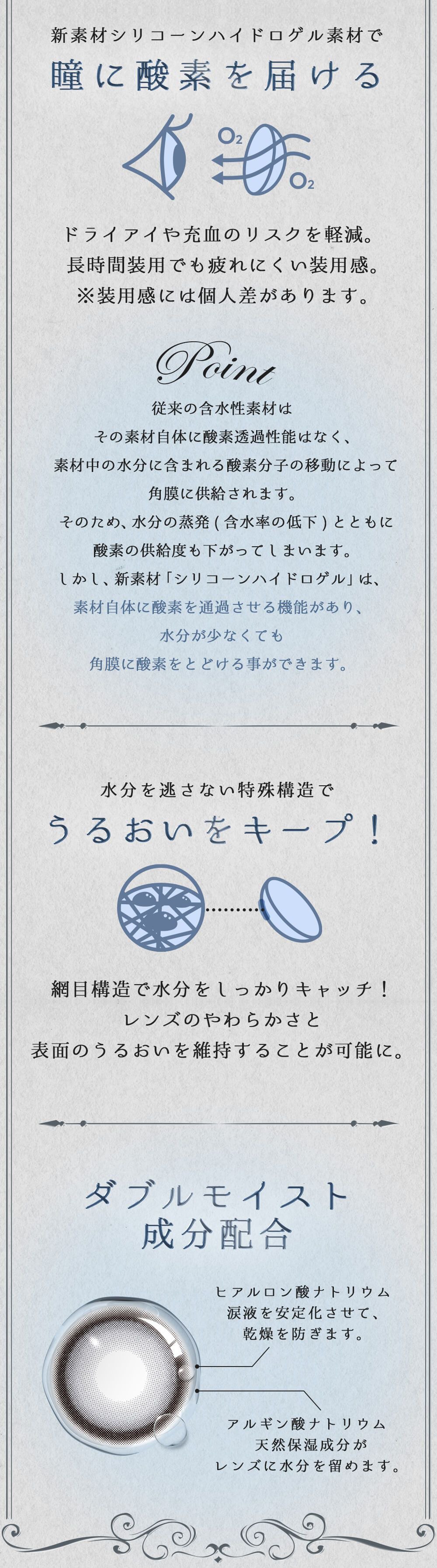 瞳に酸素を届ける