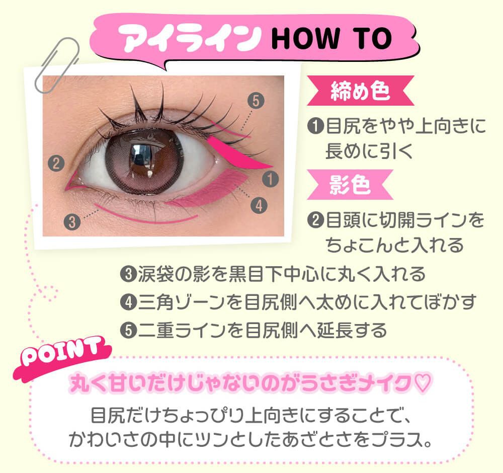 アイラインHOW TO