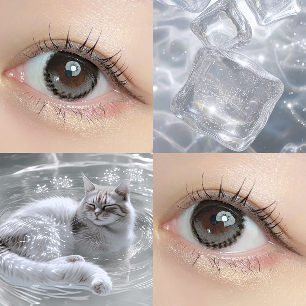 デューリット シリコーン ハイドロゲル／シリコン（Dewlit silicone hydrogel） グレーデュー【回らない水光】