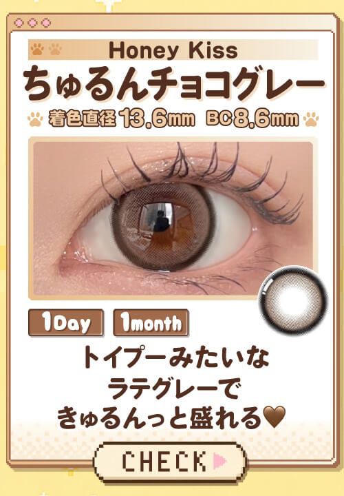 ちゅるんチョコグレー