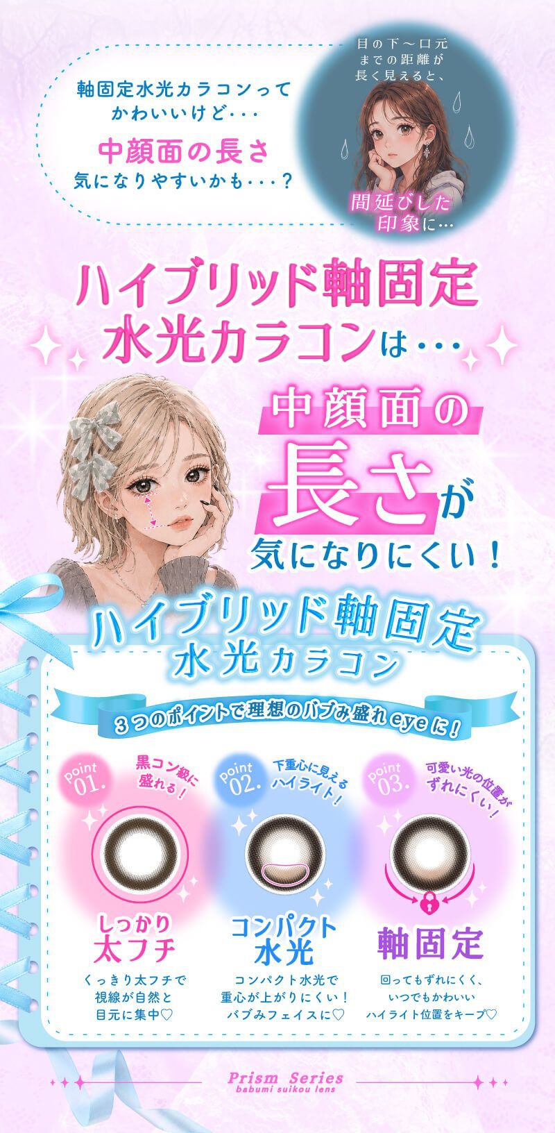ハイブリット軸固定