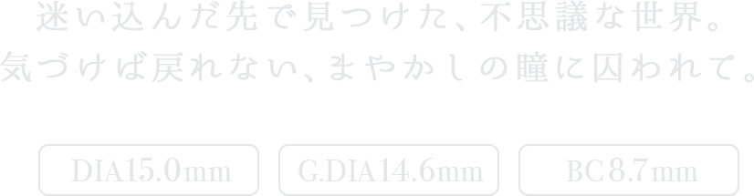 アミュリー｜度あり・度なしカラコン ワンデー｜15.0mm｜ワイ。
