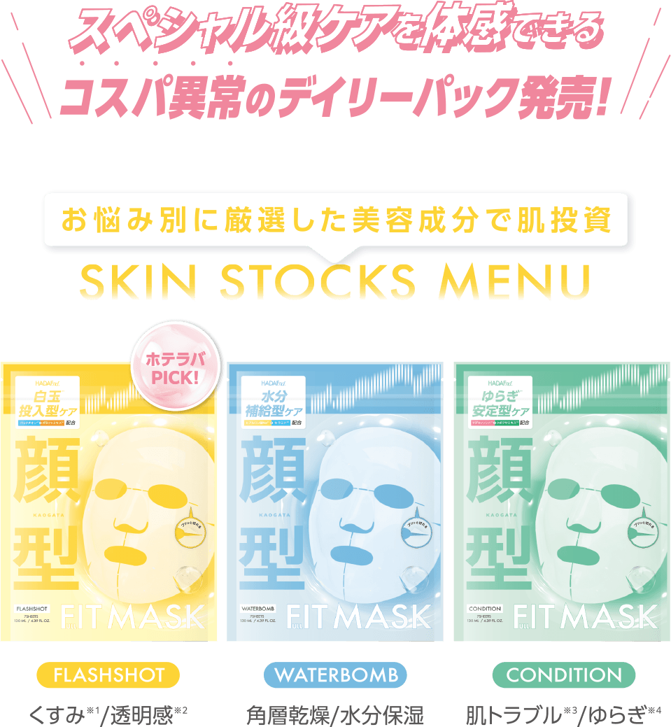 HADAFnd. フルフィットマスク