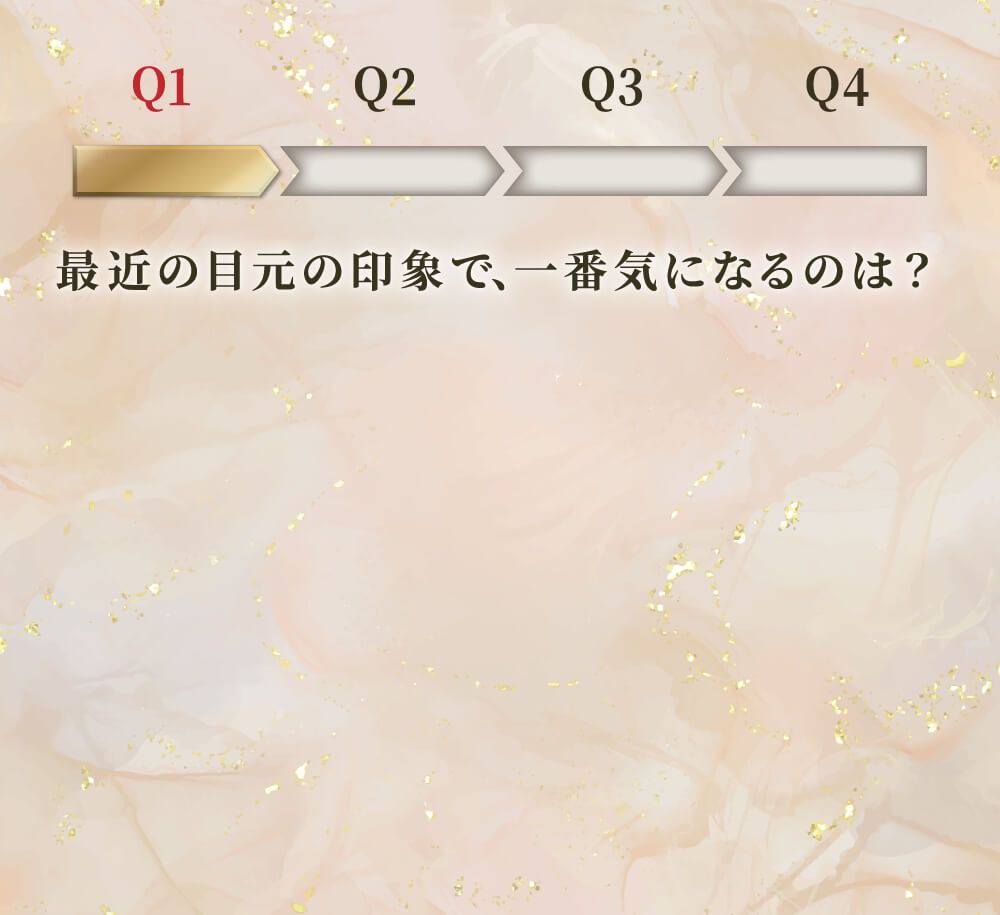 Q1 最近の目元の印象で一番気になるのは？