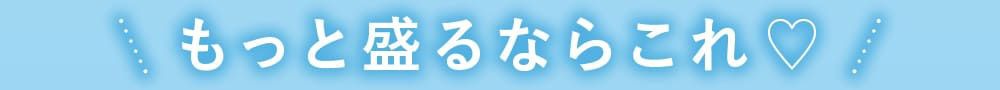 もっと盛るならこれ