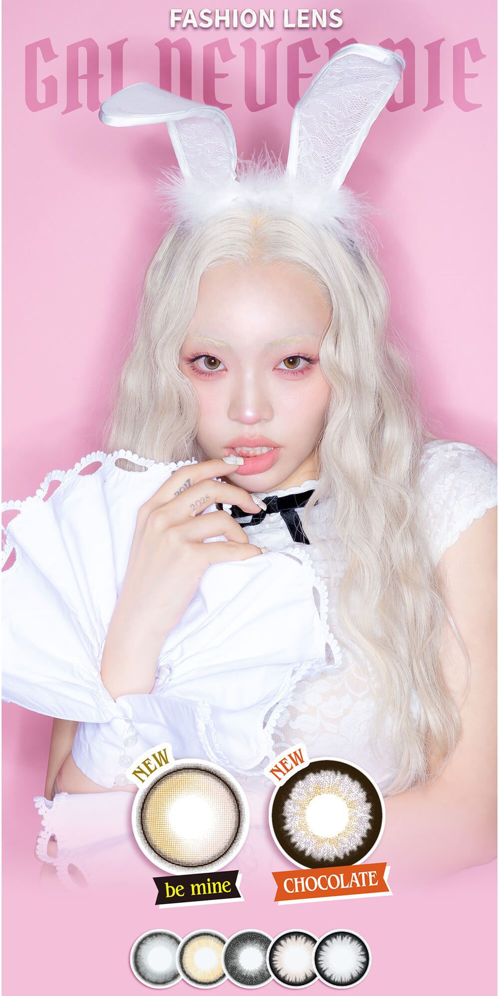 ギャルネバーダイ（GAL NEVER DIE）｜度あり・度なしカラコン 1ヶ月｜14.2mm/14.5mm｜ちゃんみな