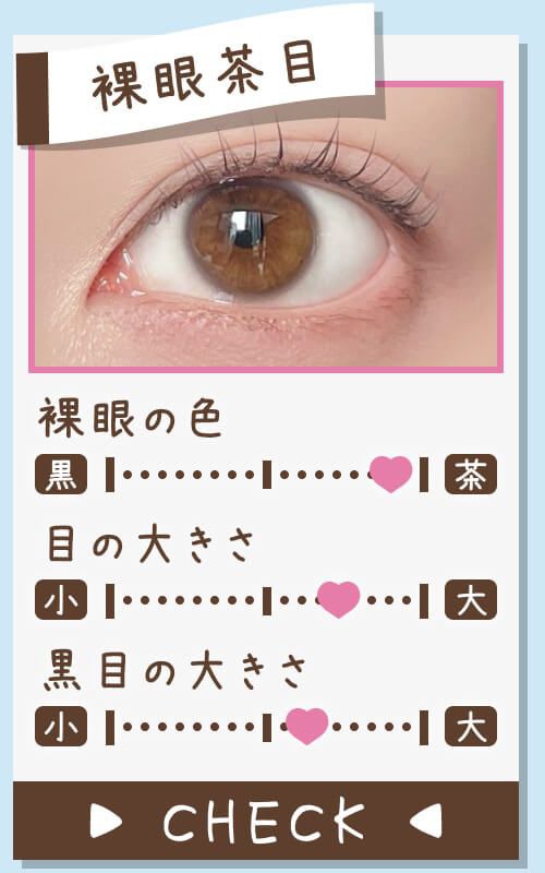 裸眼茶目