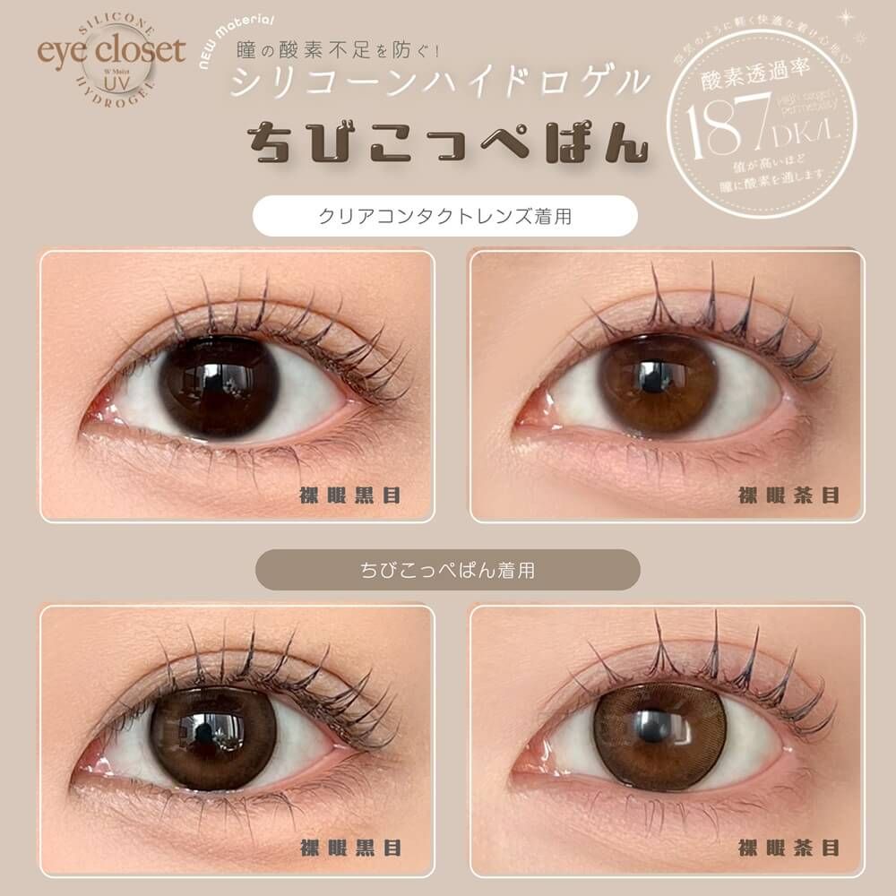 こっぺぱん アイクローゼット ちびシリーズ シリコーン ハイドロゲル／シリコン