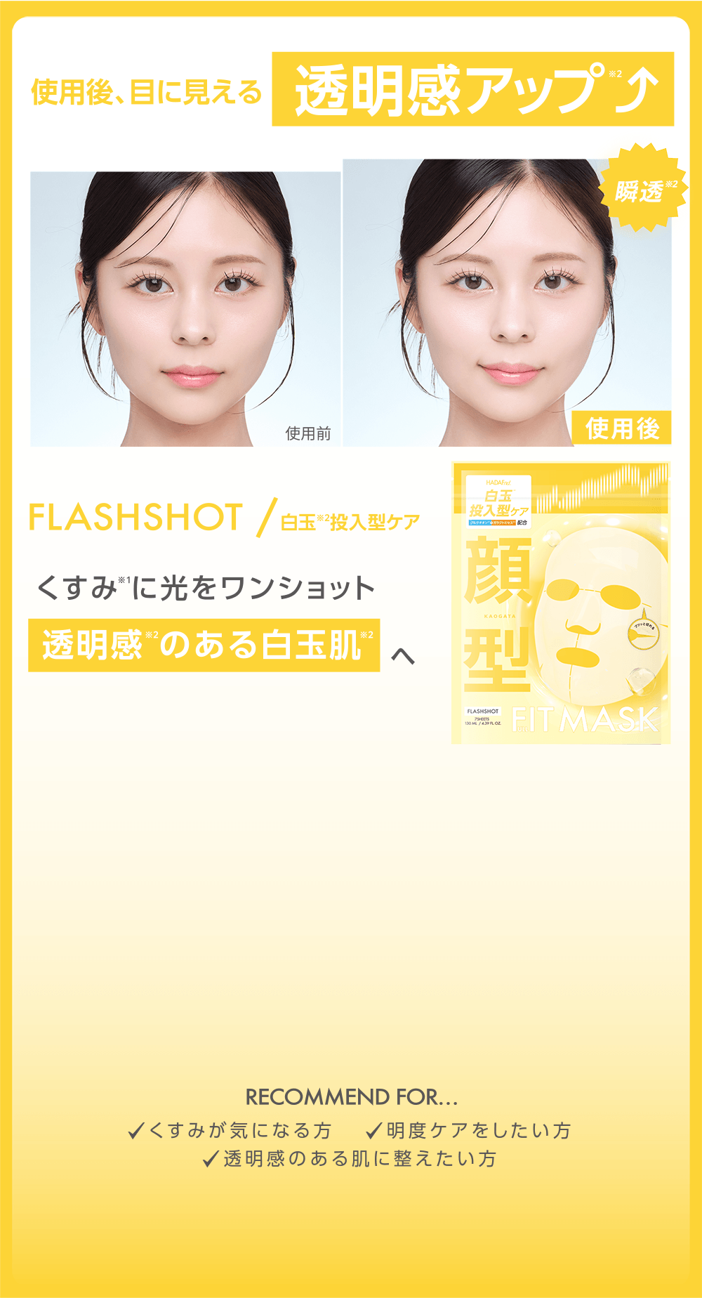 HADAFnd. フルフィットマスク