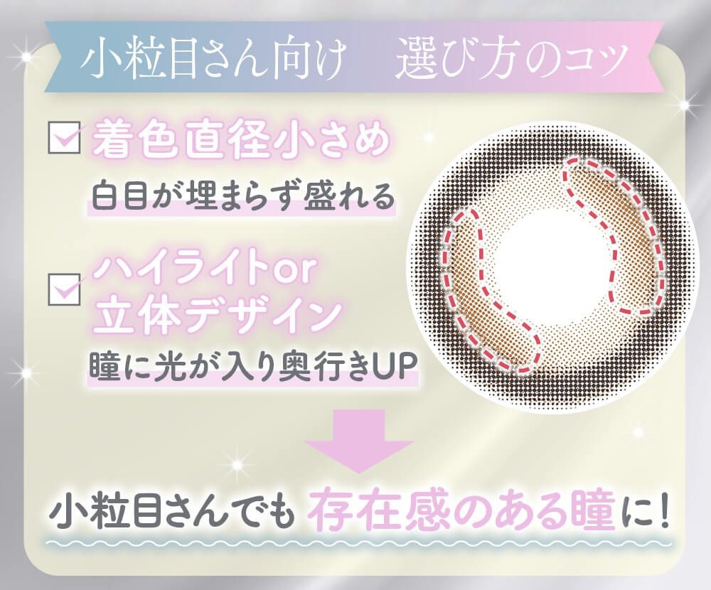 小粒目さん向け選び方のコツ