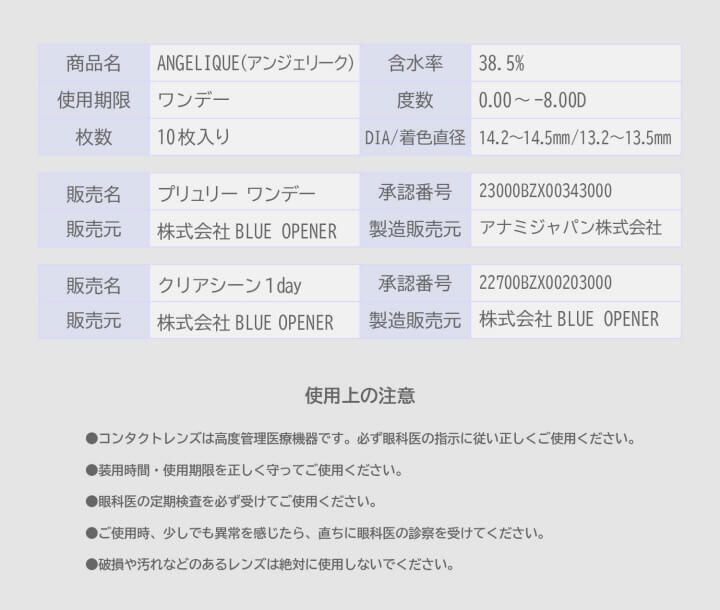 レンズスペック