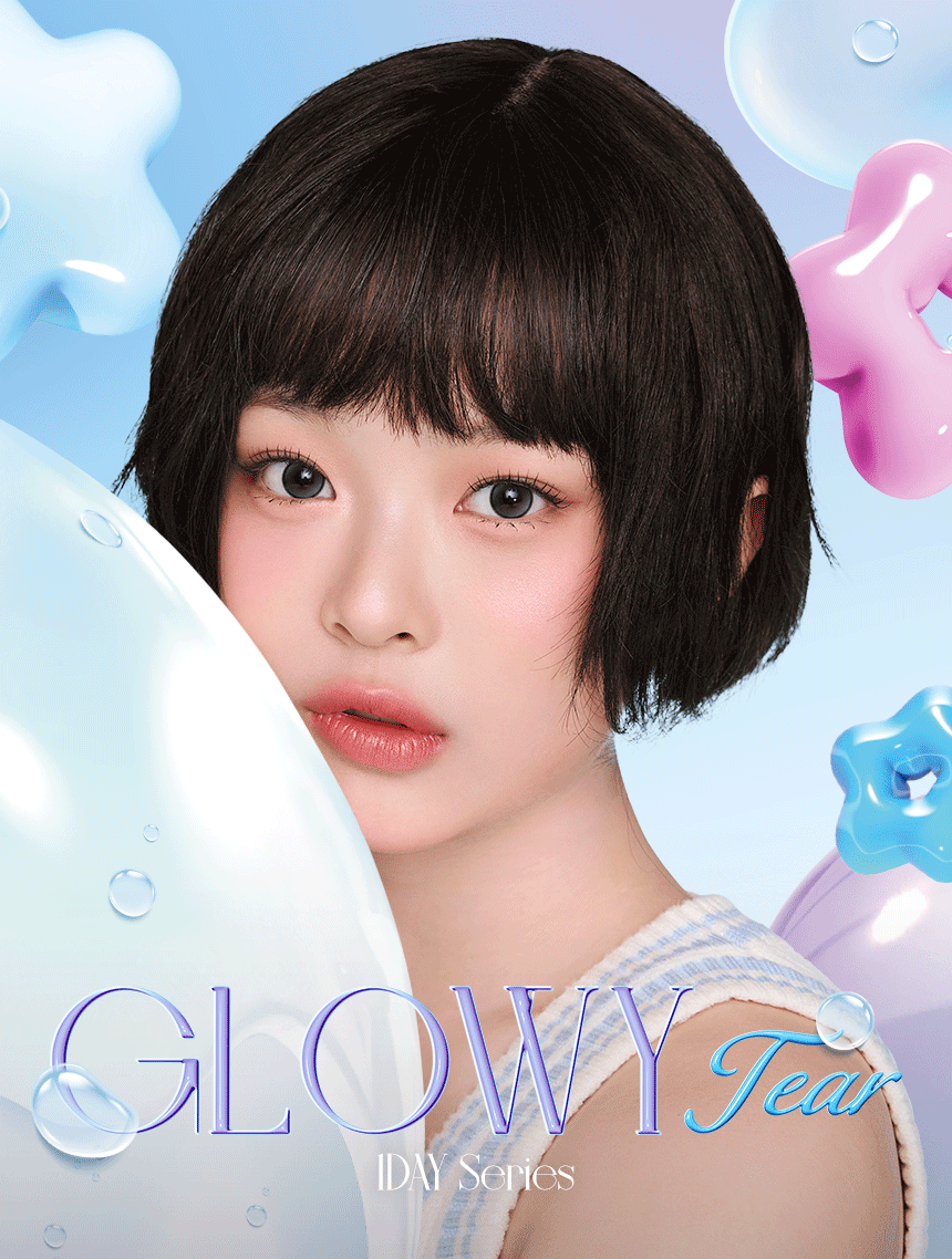 オーレンズグローイティアワンデー（OLENS Glowy Tear 1day）｜度あり・度なしカラコン ワンデー｜14.2mm｜NewJeans