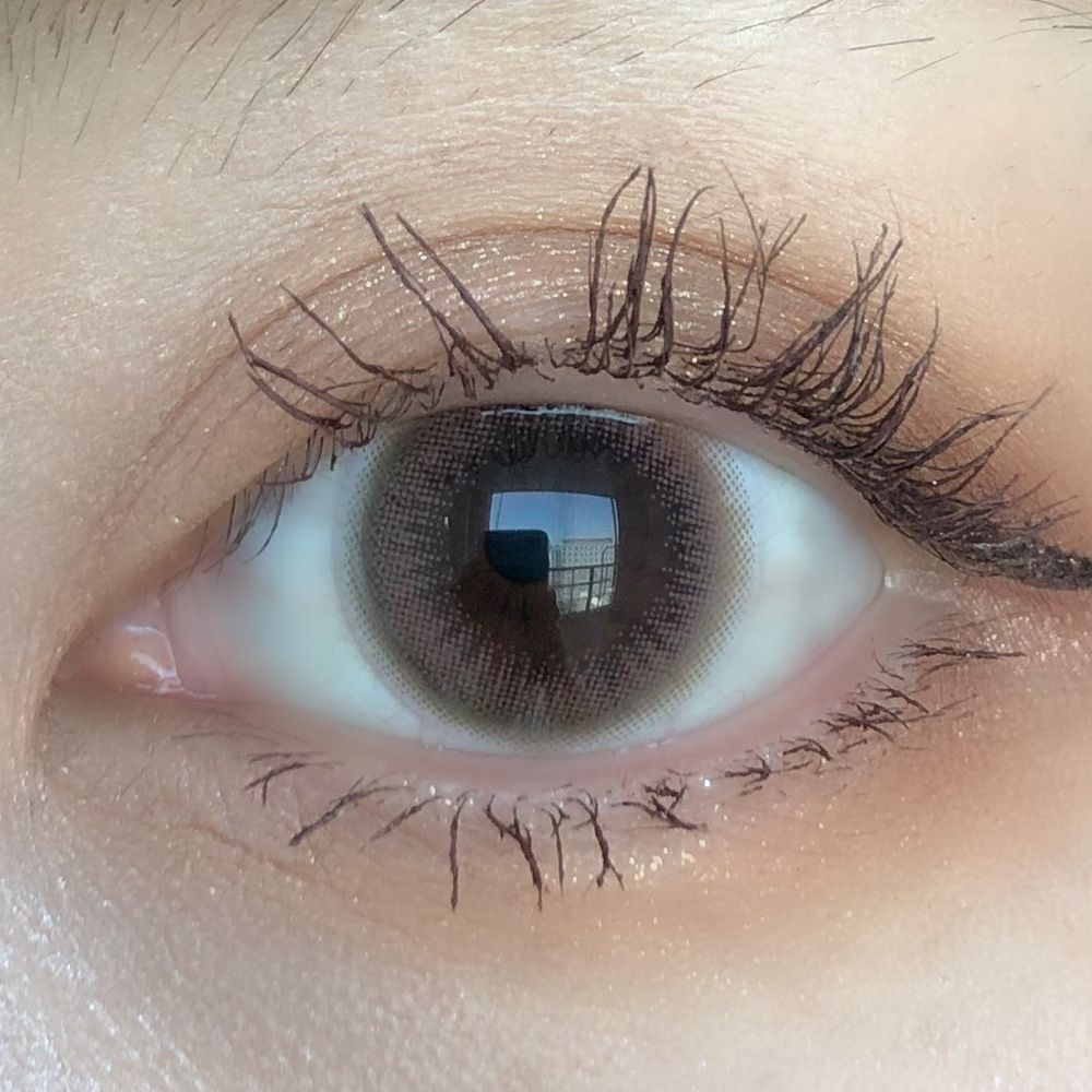 ベルミー by アイコフレ（Belleme by Eye coffret） ピーチブラウン 着用イメージ