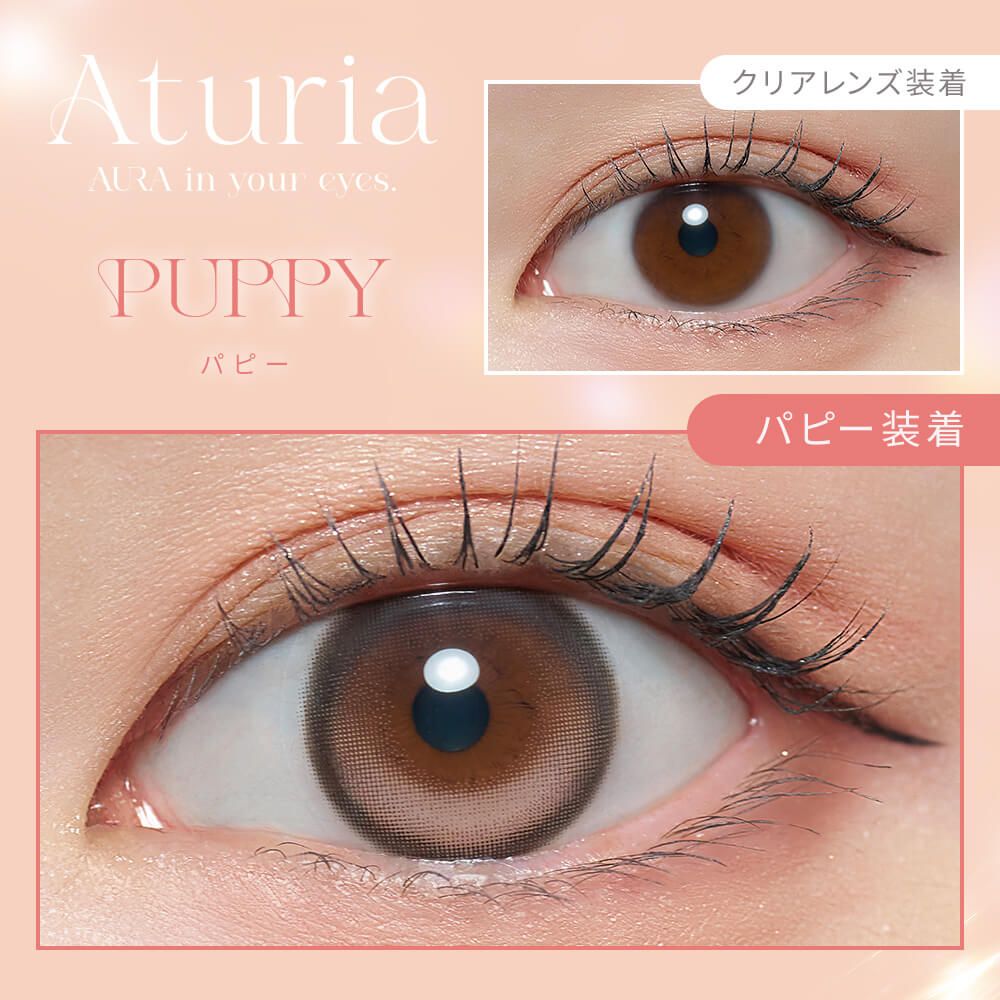 アトゥリア シリコーン ハイドロゲル／シリコン（Aturia silicone hydrogel） パピー【回らない水光】