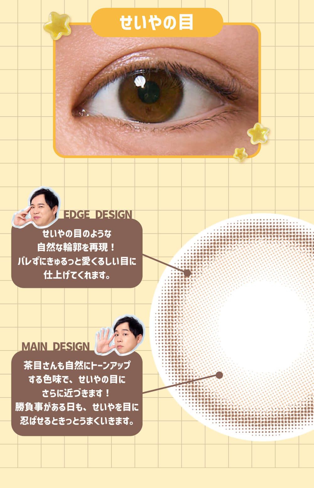せいやの目