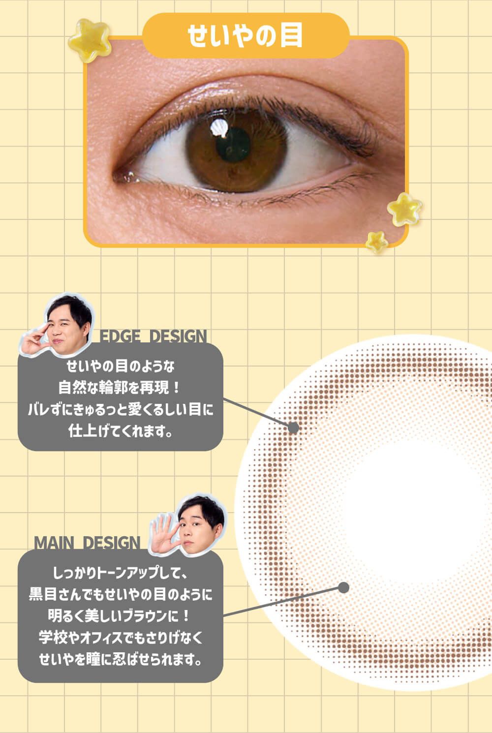 せいやの目