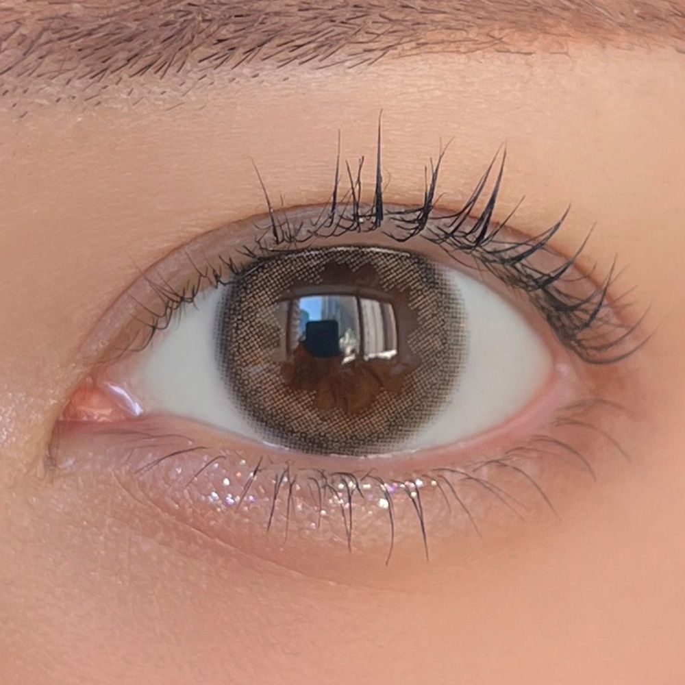 アイクローゼット（eye closet） クリアベージュコーラル 着用イメージ